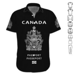 Canada Passport Style 3D Hoodie - photo 3