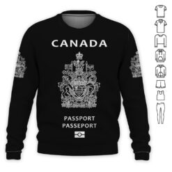 Canada Passport Style 3D Hoodie - photo 4