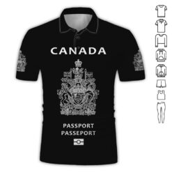 Canada Passport Style 3D Hoodie - photo 2