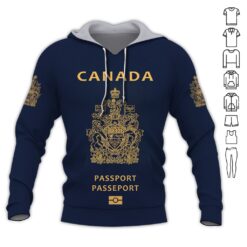 Canada Passport Style 3D All-Over Print Shirt - photo 5