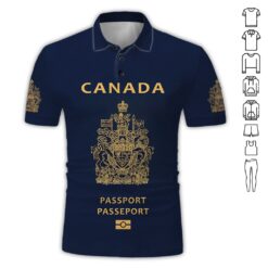 Canada Passport Style 3D All-Over Print Shirt - photo 2