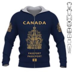 Canada Passport Style 3D All-Over Print Shirt - photo 6