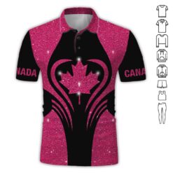 Canada Pink Glitter Hoodie - photo 2