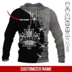 Cool Canada Armor Style 3D Hoodie - photo 5
