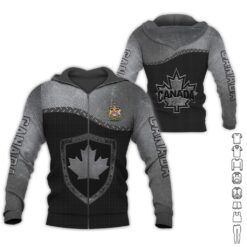 Cool Canada Armor Style 3D Hoodie - photo 6