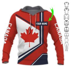 Cool Canada Style 3D Hoodie - photo 5