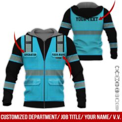 Custom Text Heavy Equipment Hoodie - photo 6