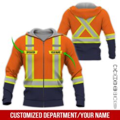 Custom Text Heavy Equipment Hoodie - photo 6