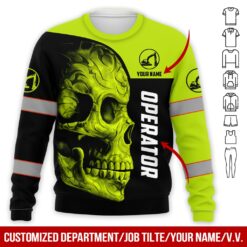 Custom Text Heavy Equipment Hoodie - photo 4