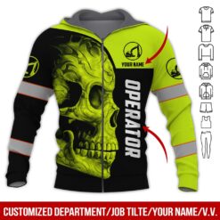 Custom Text Heavy Equipment Hoodie - photo 6