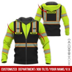 Custom Text Heavy Equipment Hoodie - photo 6