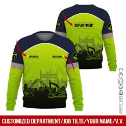 Custom Text Heavy Equipment Hoodie - photo 4