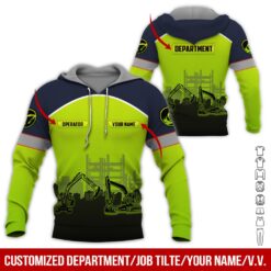 Custom Text Heavy Equipment Hoodie - photo 5
