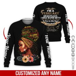 February Girl 3D Hoodie - photo 4