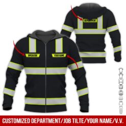 Custom Name and Department Hoodie - photo 6