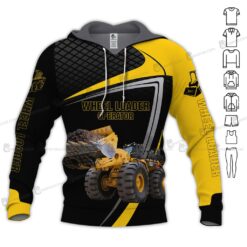 Heavy Equipment Wheel loader operator 3D Hoodie - photo 5