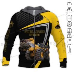 Heavy Equipment Wheel loader operator 3D Hoodie - photo 6
