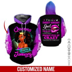 January Girl 3D Hoodie - photo 5