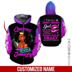 January Girl 3D Hoodie - photo 6
