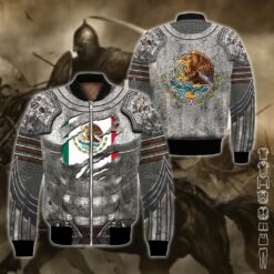 Mexico Armor Style 3D Hoodie - photo 9