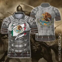 Mexico Armor Style 3D Hoodie - photo 2