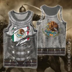 Mexico Armor Style 3D Hoodie - photo 8