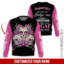 Custom August Girl 3D Hoodie - photo 4