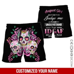 Custom August Girl 3D Hoodie - photo 7