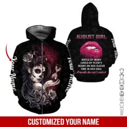 Custom August Girl 3D Hoodie - photo 6