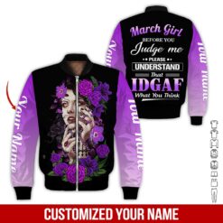 Custom March Girl 3D Hoodie - photo 9