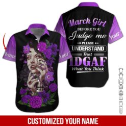 Custom March Girl 3D Hoodie - photo 3