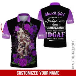 Custom March Girl 3D Hoodie - photo 2