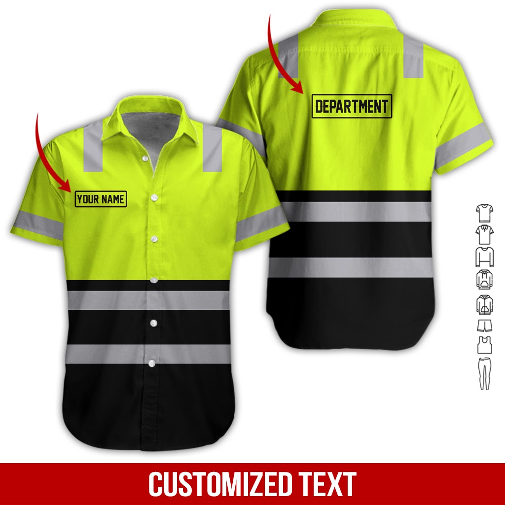 Click to view full screen Personalized Name And Department 3D All Over Printed Clothes HH543 photo review