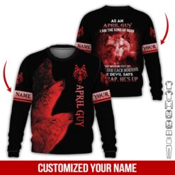 Custom April 3D Hoodie - photo 4