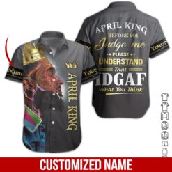 Custom April King 3D Hoodie - photo 3