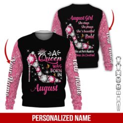 Custom August Girl 3D Hoodie - photo 4