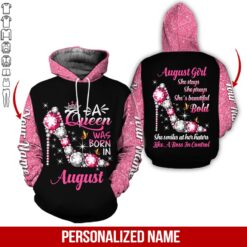 Custom August Girl 3D Hoodie - photo 5