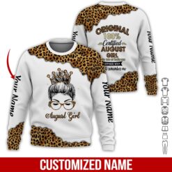 Custom August Girl 3D Hoodie - photo 4