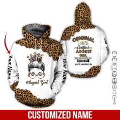Custom August Girl 3D Hoodie - photo 5