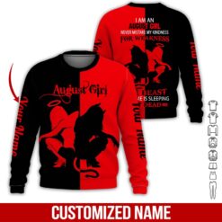 Custom August Girl 3D Hoodie - photo 4