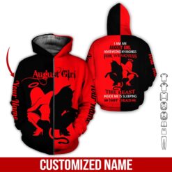 Custom August Girl 3D Hoodie - photo 6
