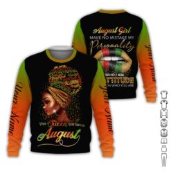 Custom August Girl 3D Hoodie - photo 4