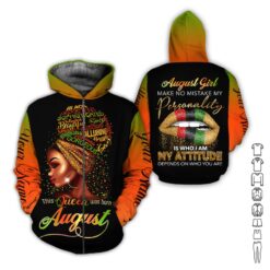 Custom August Girl 3D Hoodie - photo 6