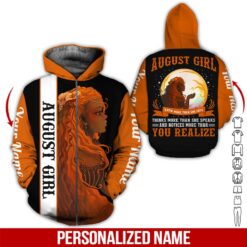 Custom August Girl 3D Hoodie - photo 6
