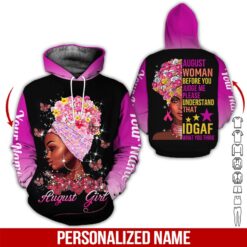 Custom August Girl 3D Hoodie - photo 5