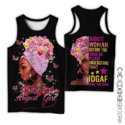 Custom August Girl 3D Hoodie - photo 8