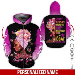 Custom August Girl 3D Hoodie - photo 6