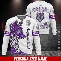 Custom August Girl 3D Hoodie - photo 4