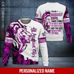 Custom August Girl 3D Hoodie - photo 4