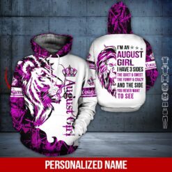 Custom August Girl 3D Hoodie - photo 5